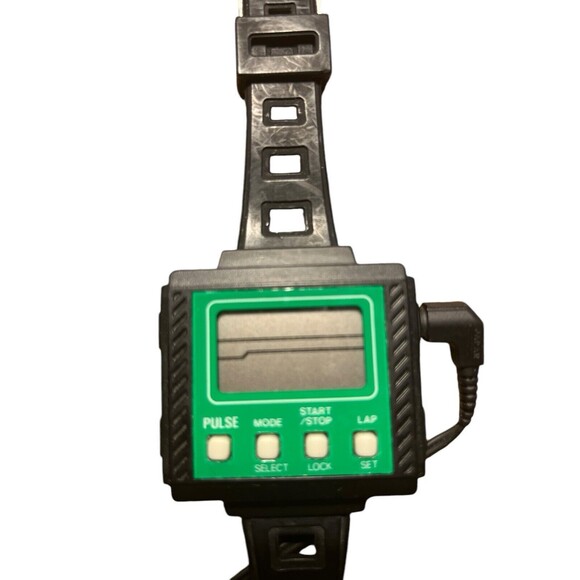 Vintage Sport Jogger Mate Pulse Monitor Watch Japan 2”  Square Design Working - Picture 3 of 7